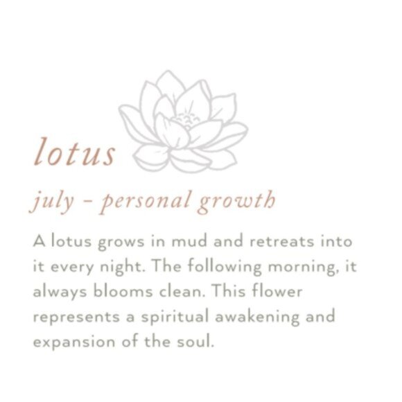 July Lotus Birth Flower Charm Pendant Necklace - Picture 9 of 15